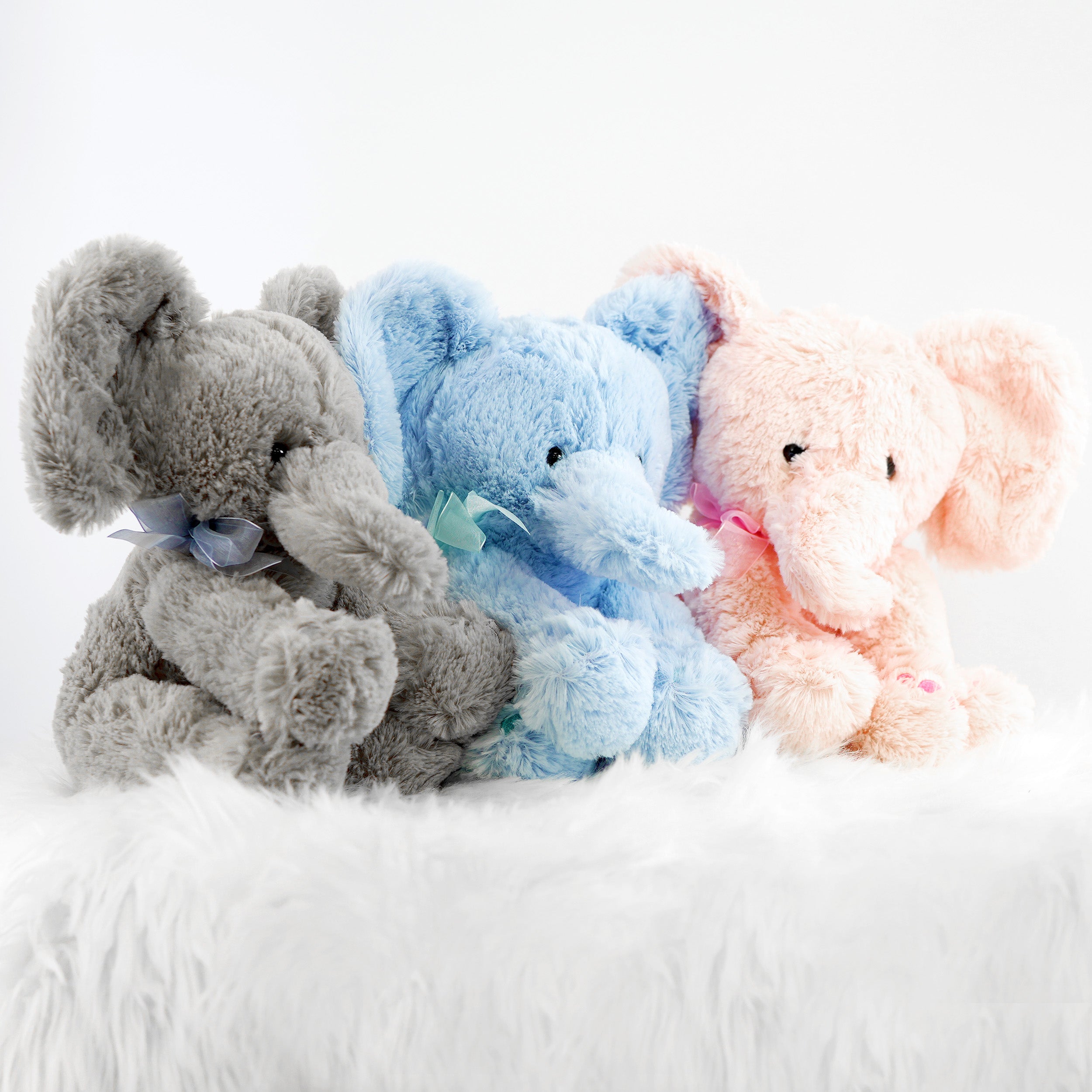 Pink Plush Elephant Soft Toys