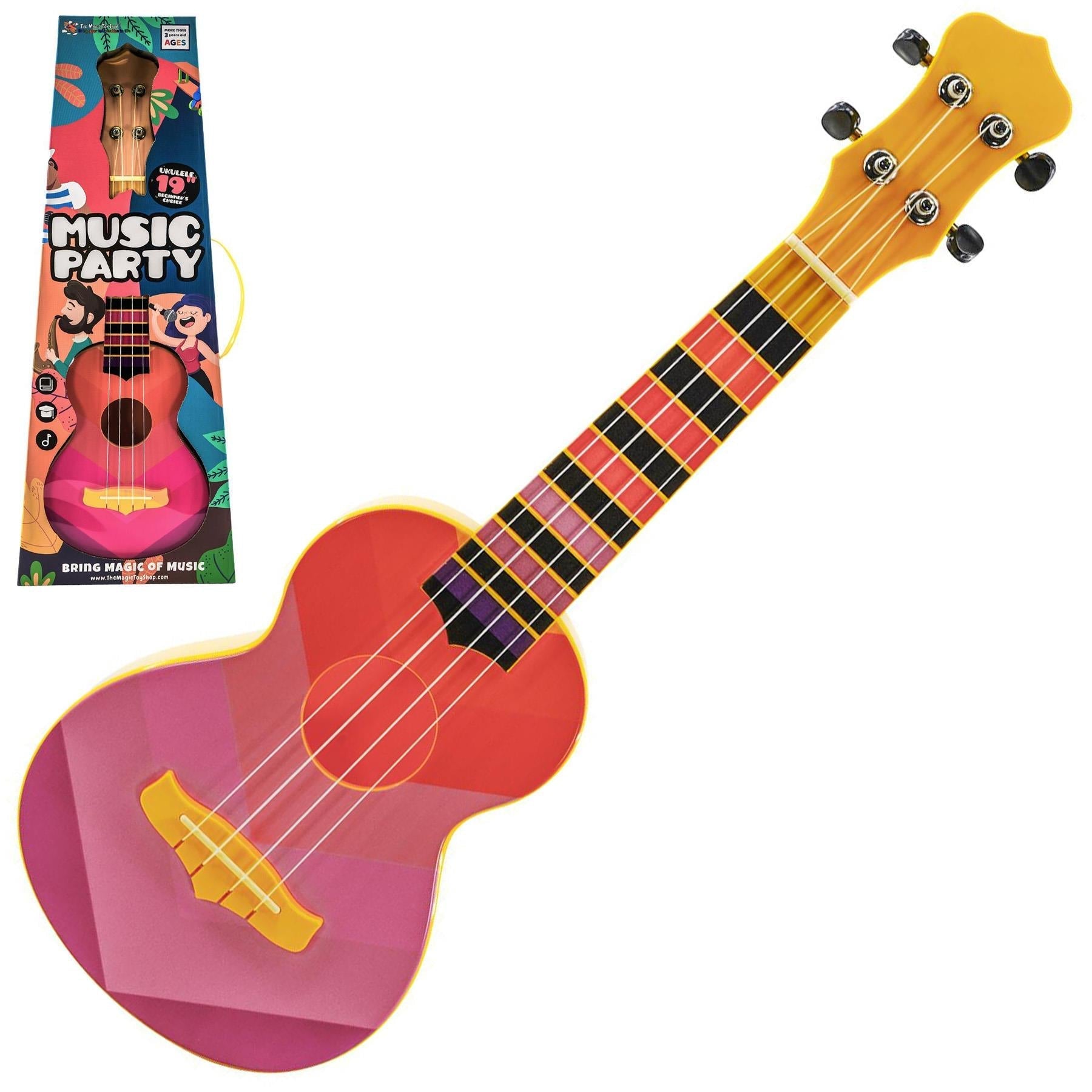 The Magic Toy Shop Storage box Ukulele 4 Strings Musical Instrument
