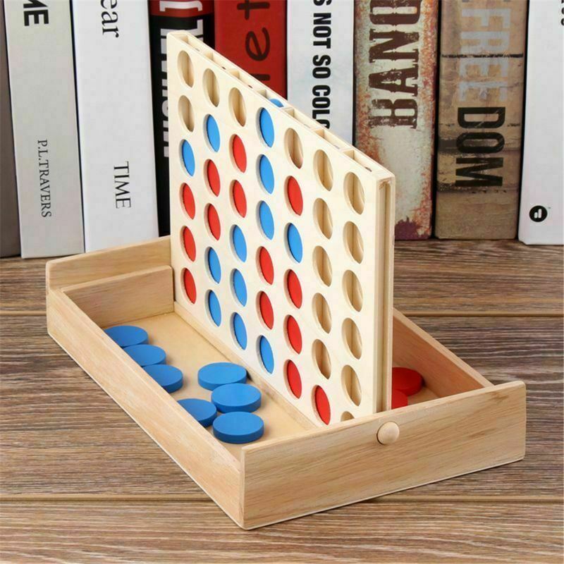 The Magic Toy Shop Toys and Games 4 in a Row Traditional Wooden Game