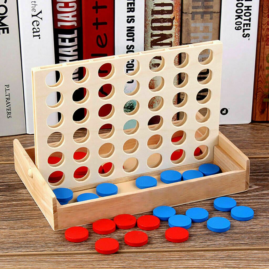 The Magic Toy Shop Toys and Games 4 in a Row Traditional Wooden Game