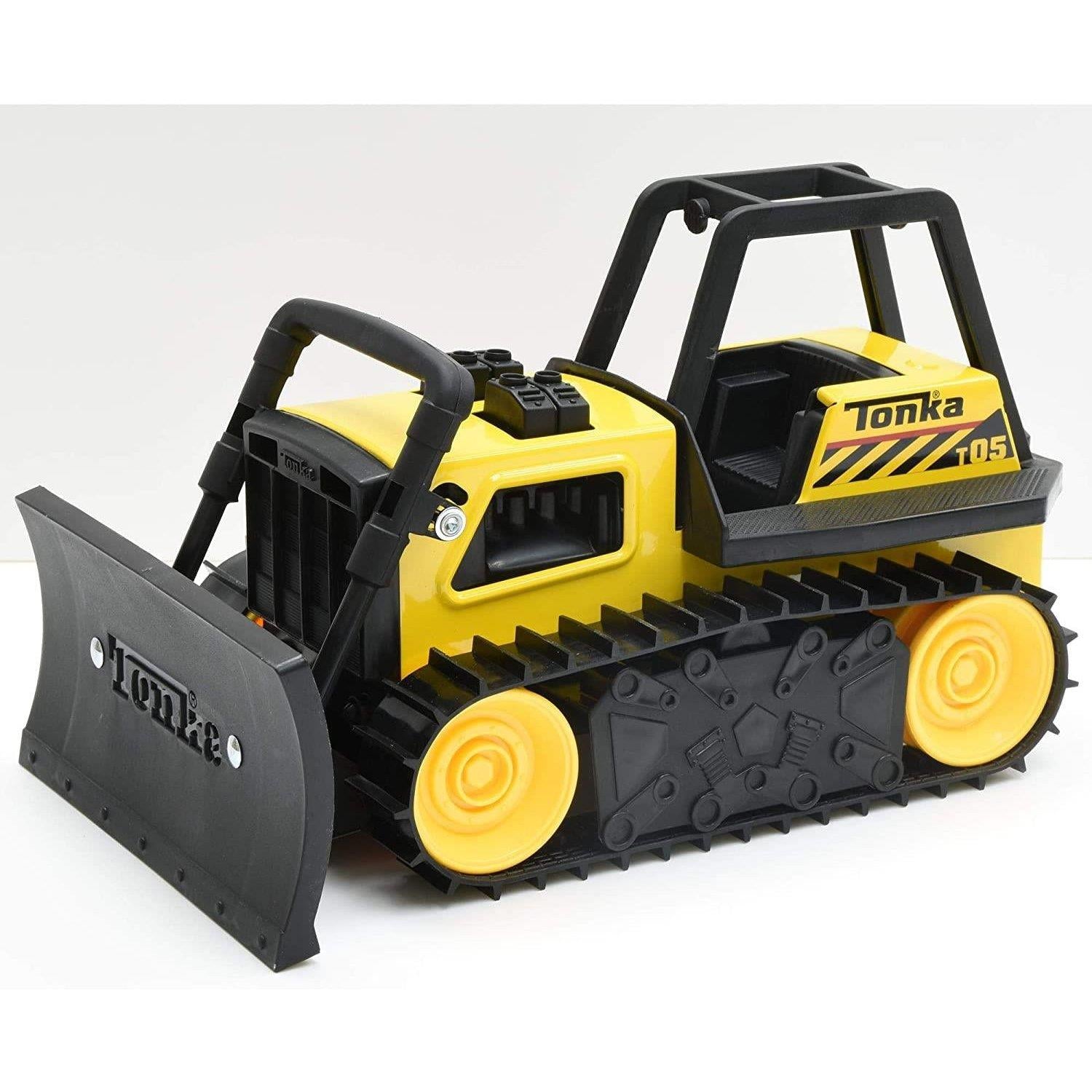 Tonka Toy Vehicle Tonka Steel Classics Bulldozer, Kids Construction Toys