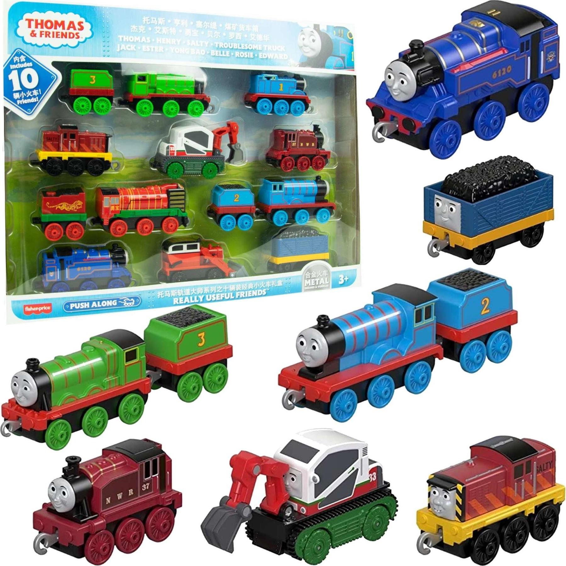 TrackMaster Toy Set Thomas & Friends Metal Engines Assortment 10 Pieces Set