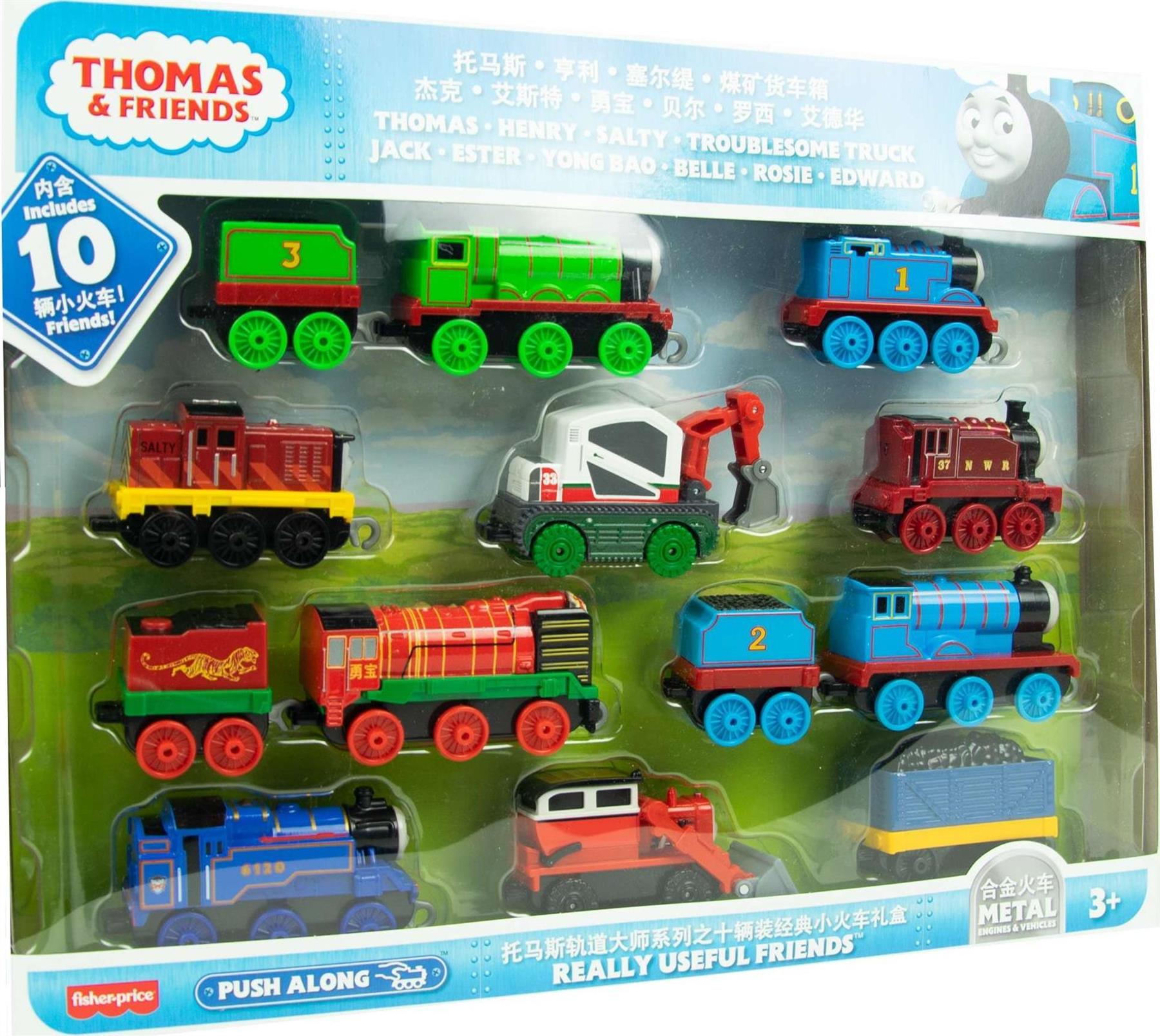 TrackMaster Toy Set Thomas & Friends Metal Engines Assortment 10 Pieces Set