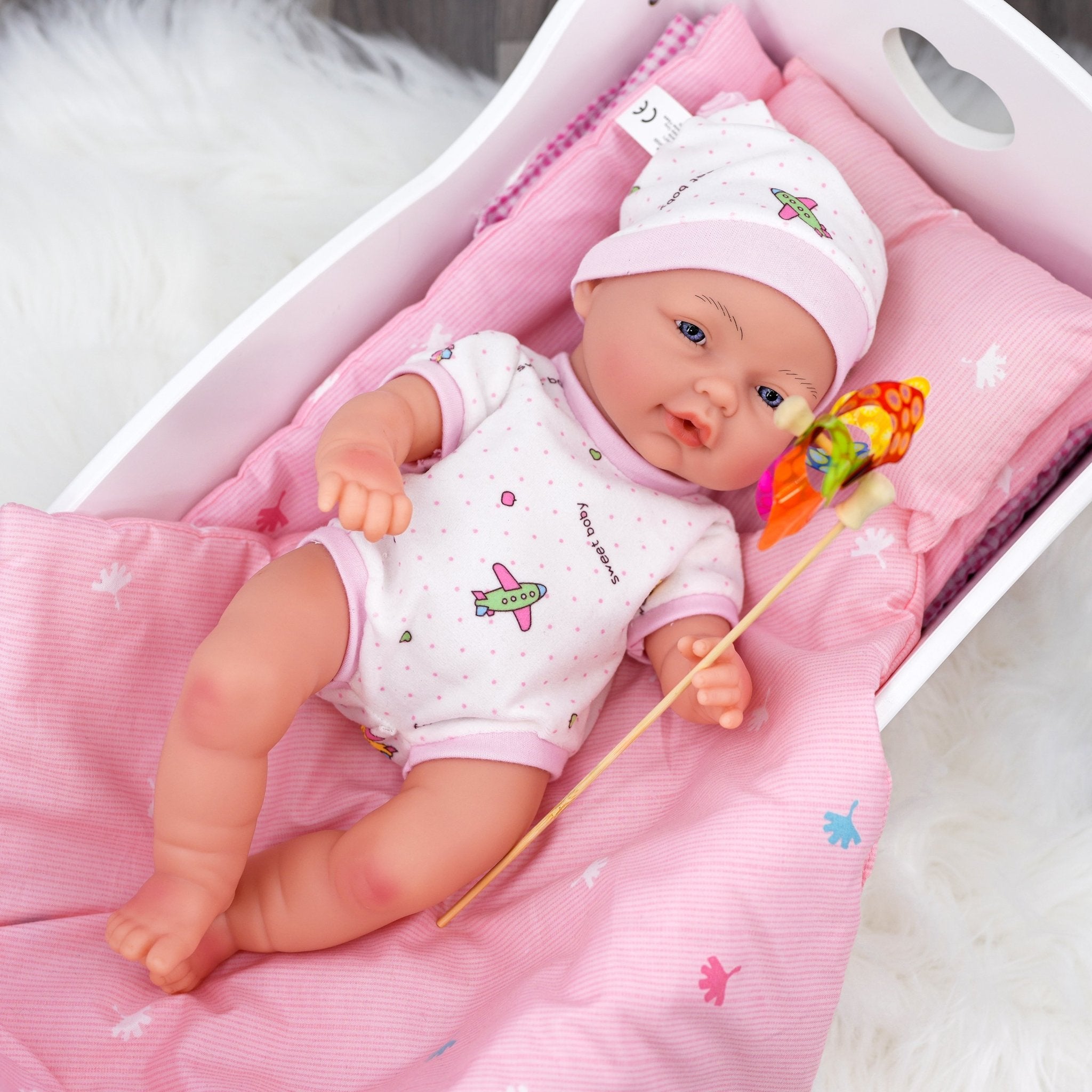 14" Realistic New Born Baby Girl Dolls BiBi Doll - The Magic Toy Shop