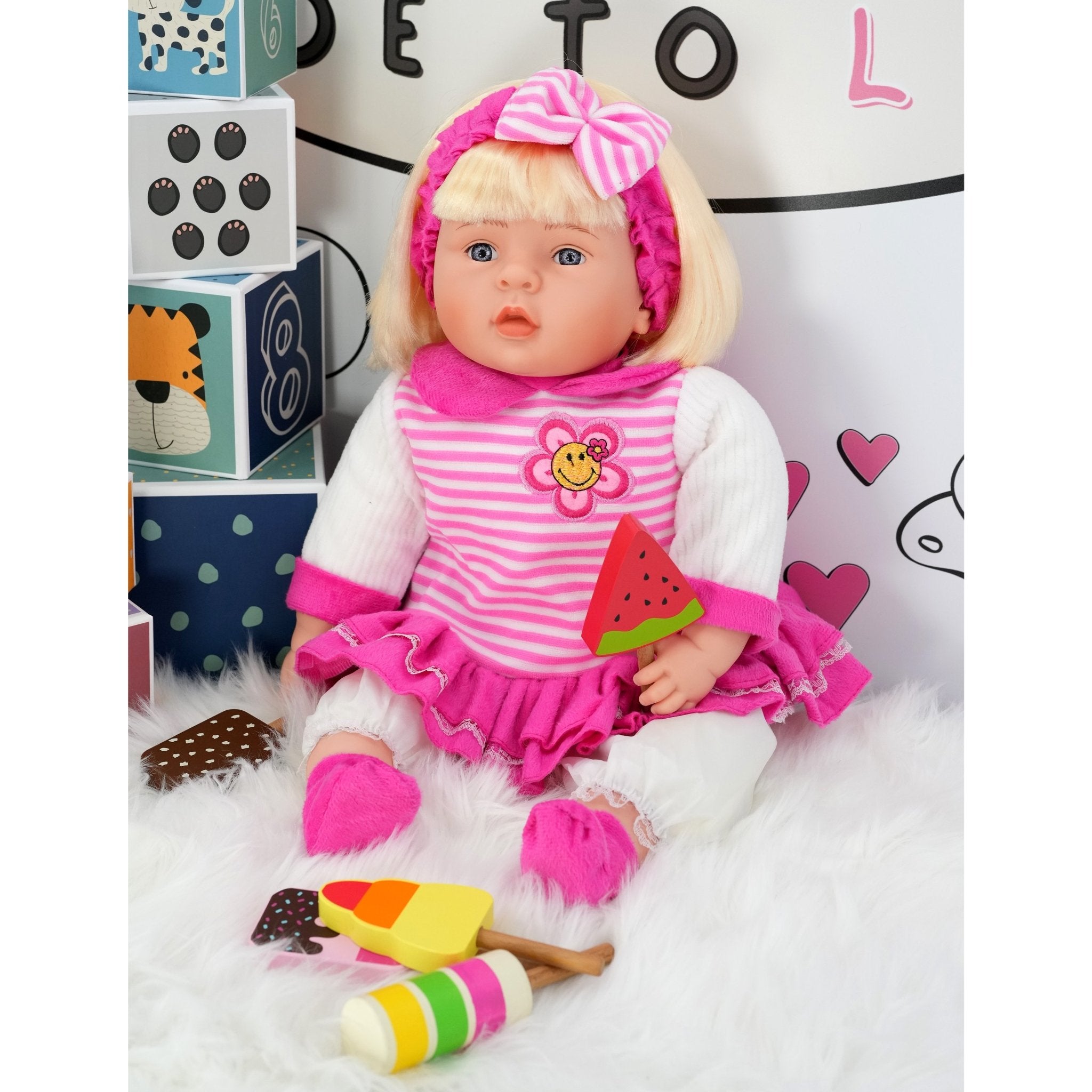 Magic face store baby doll