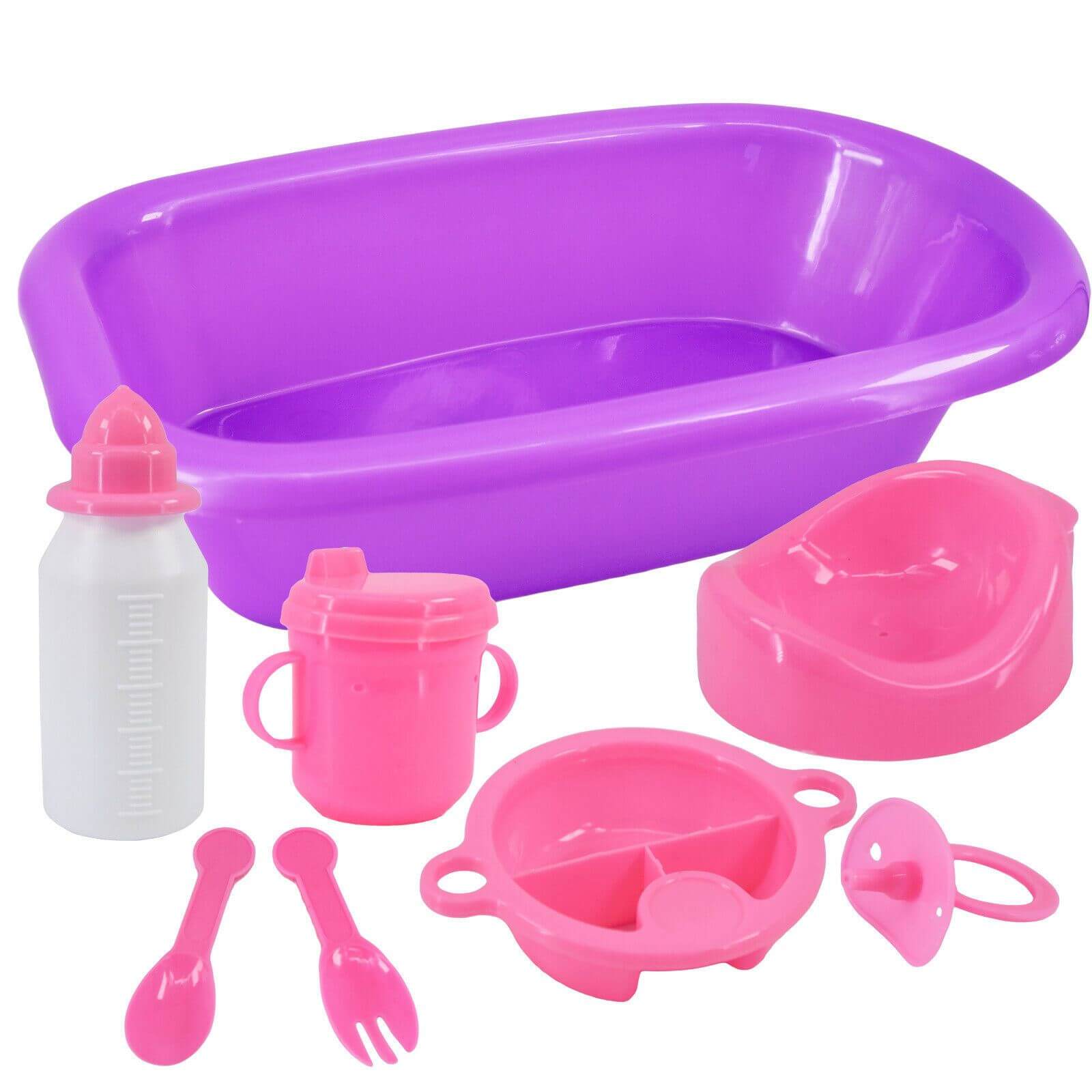 Baby Doll Bath Set with Accessories BiBi Doll - The Magic Toy Shop