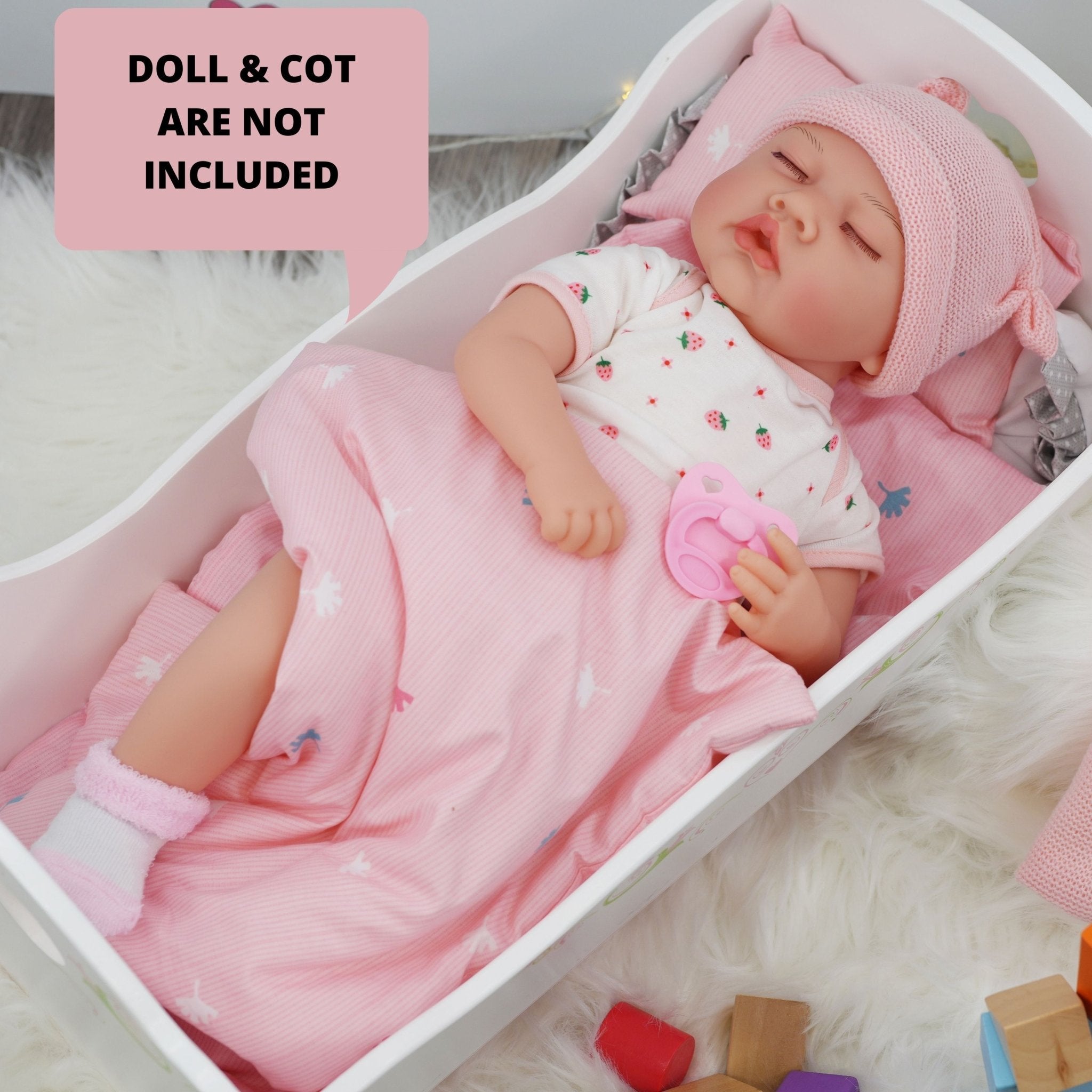 New Born Baby Dolls Bedding Set BiBi Doll - The Magic Toy Shop