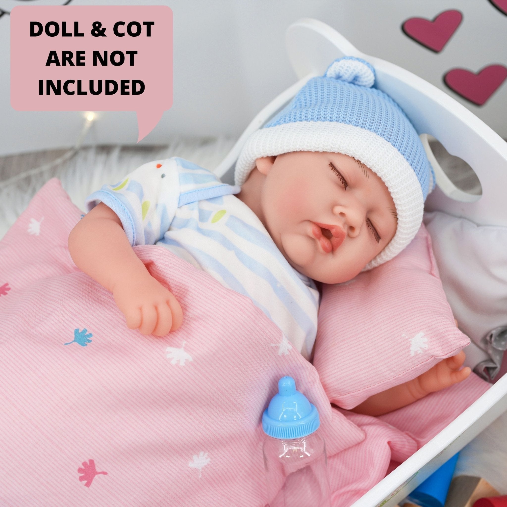 New Born Baby Dolls Bedding Set BiBi Doll - The Magic Toy Shop