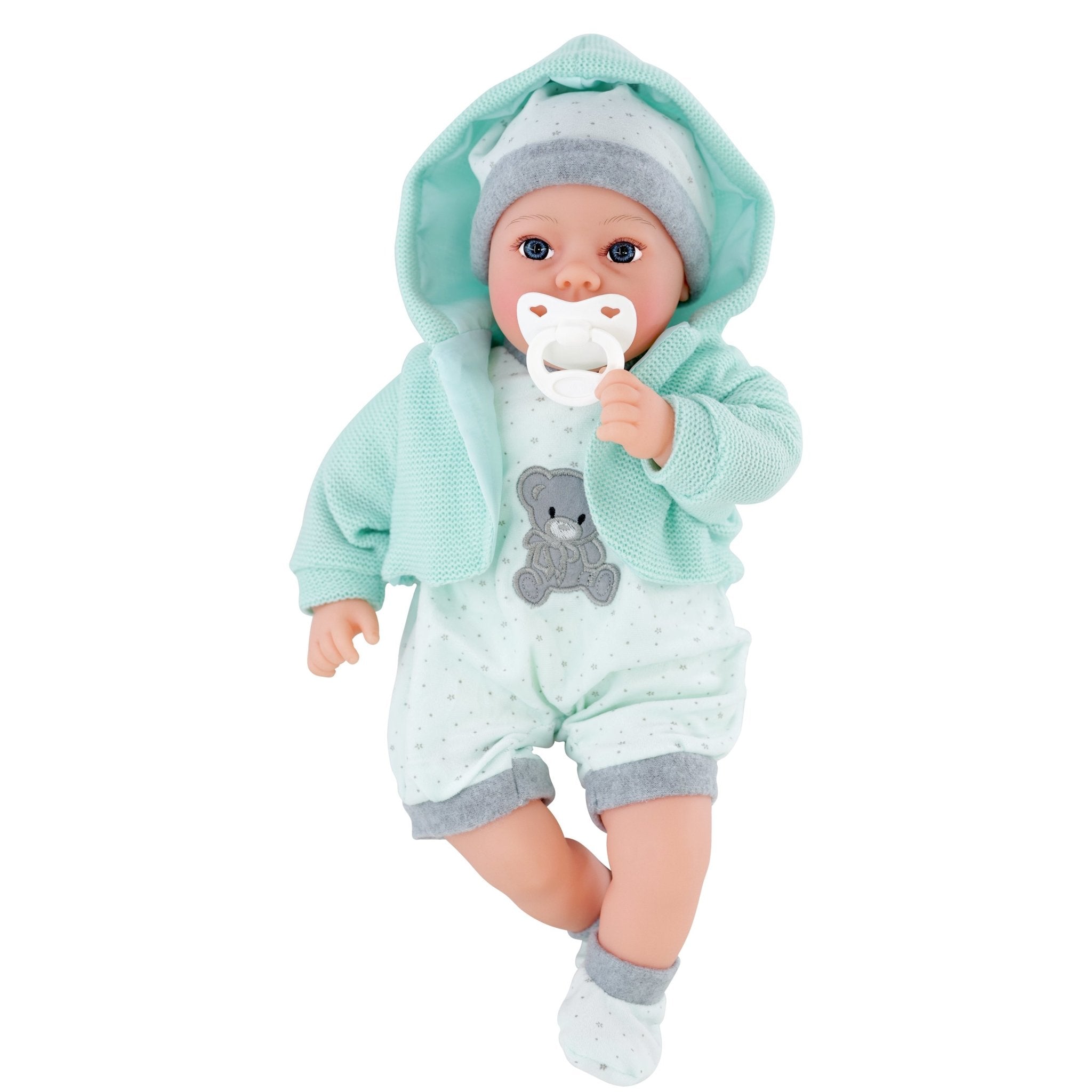 Baby Doll With Dummy & Sounds Mint BiBi Doll - The Magic Toy Shop