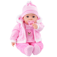 Baby Pink Bibi Baby Doll Toy With Dummy & Sounds BiBi Doll - The Magic Toy Shop