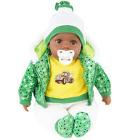 Bibi Black Boy Baby Doll Toy With Dummy & Sounds BiBi Doll - The Magic Toy Shop