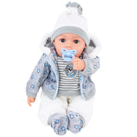 Grey Bibi Baby Doll + Extra Outfit BiBi Doll - The Magic Toy Shop