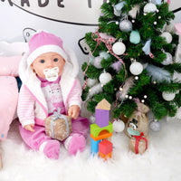 White Coat Bibi Baby Doll Toy With Dummy & Sounds BiBi Doll - The Magic Toy Shop