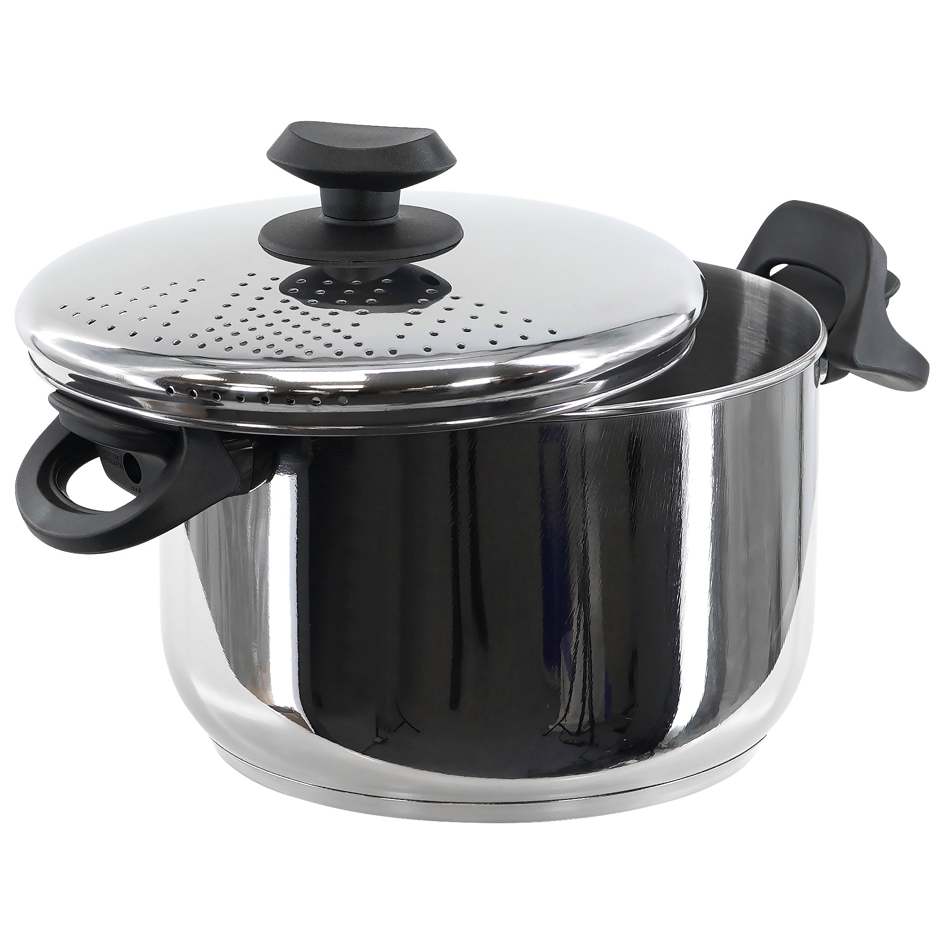 In pot pasta deals strainer