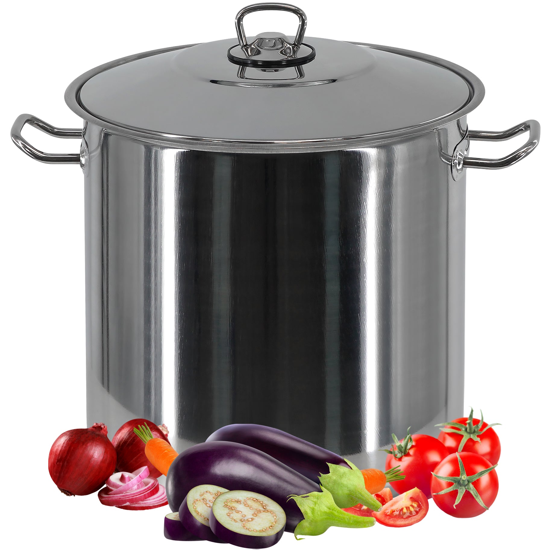 GEEZY Kitchen Arian Gastro Stock Pot - 11 Litre