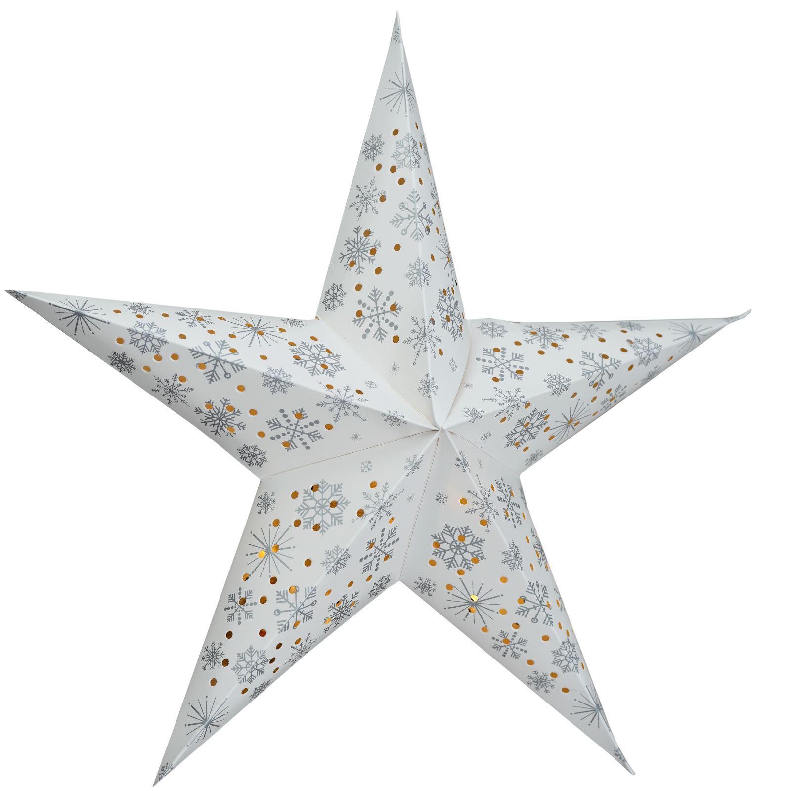 Paper Led White 40 cm Star GEEZY - The Magic Toy Shop