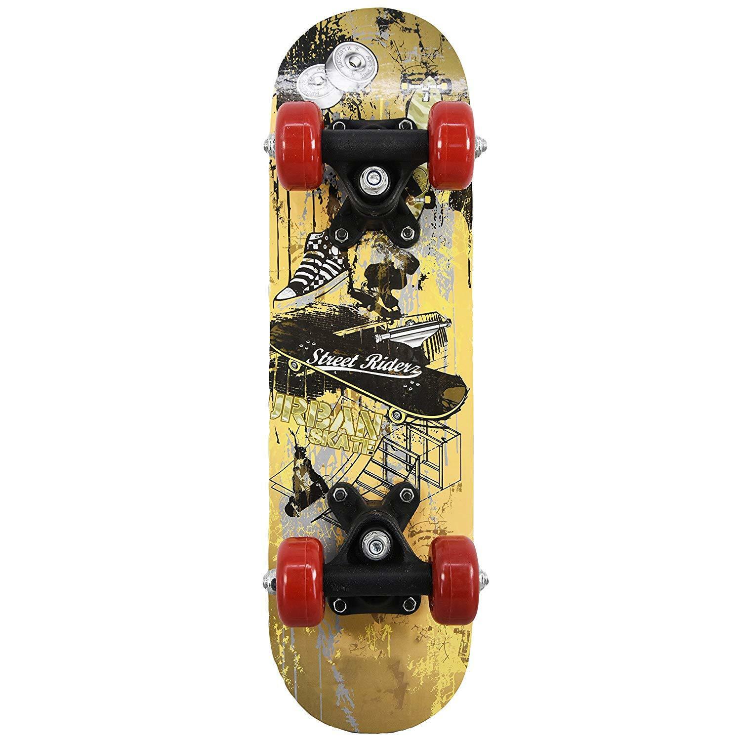 17'' Complete Skateboard - Beginners Full Board GEEZY - The Magic Toy Shop