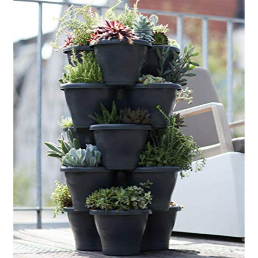 Stackable Vertical Garden Flower Pot Strawberry Planter GEEZY - The Magic Toy Shop