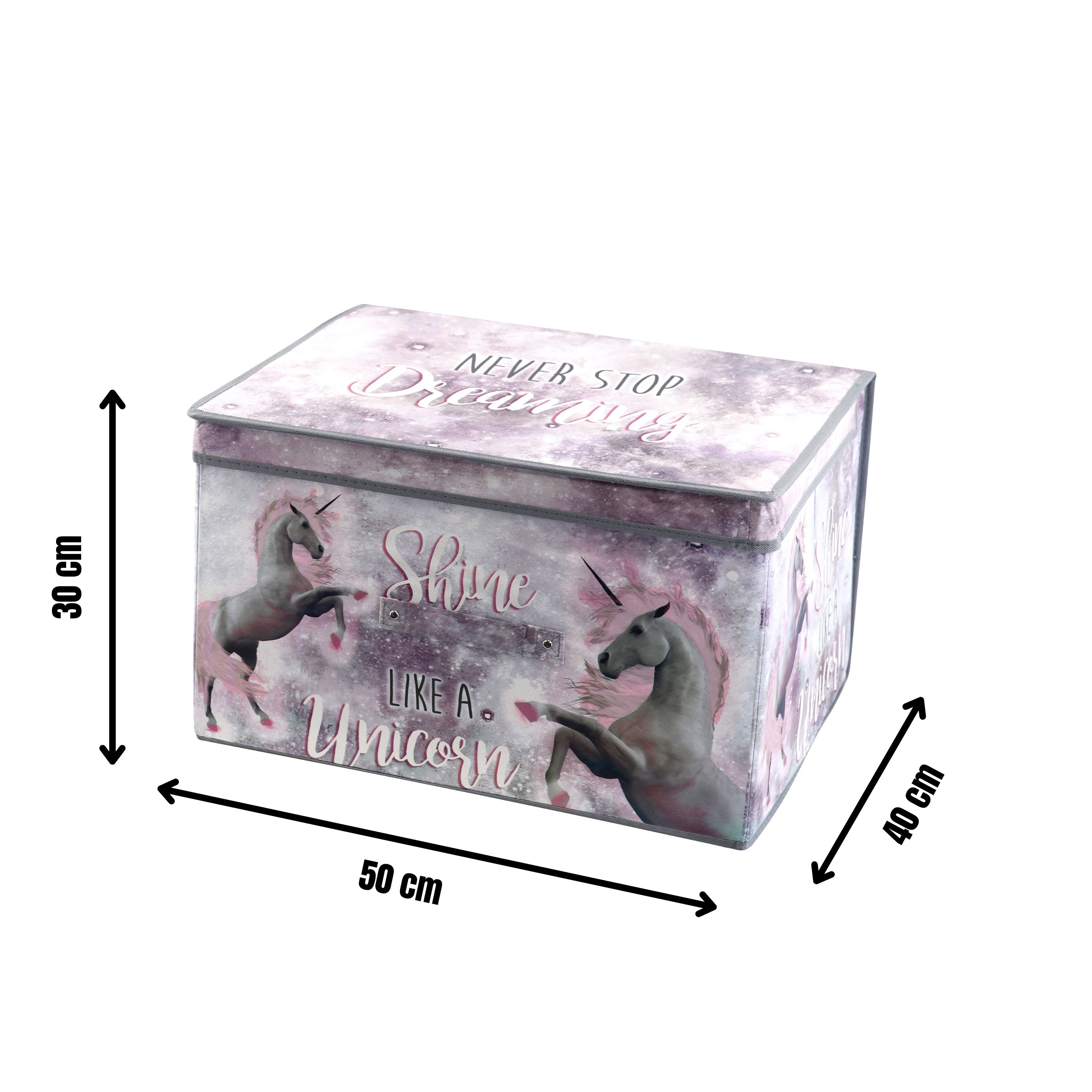 Unicorns Large Storage Box GEEZY - The Magic Toy Shop