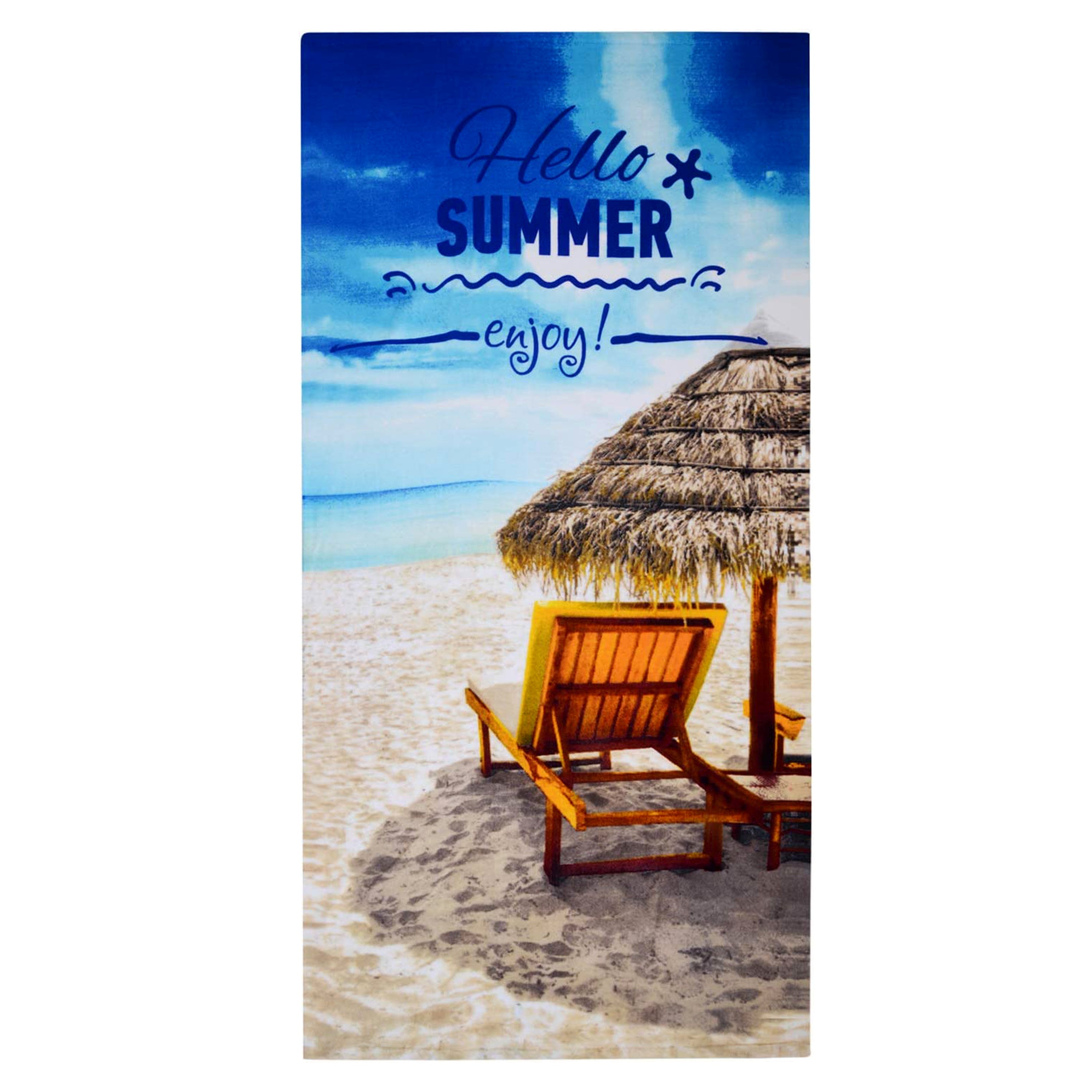 Hello Summer Design Large Towel GEEZY - The Magic Toy Shop