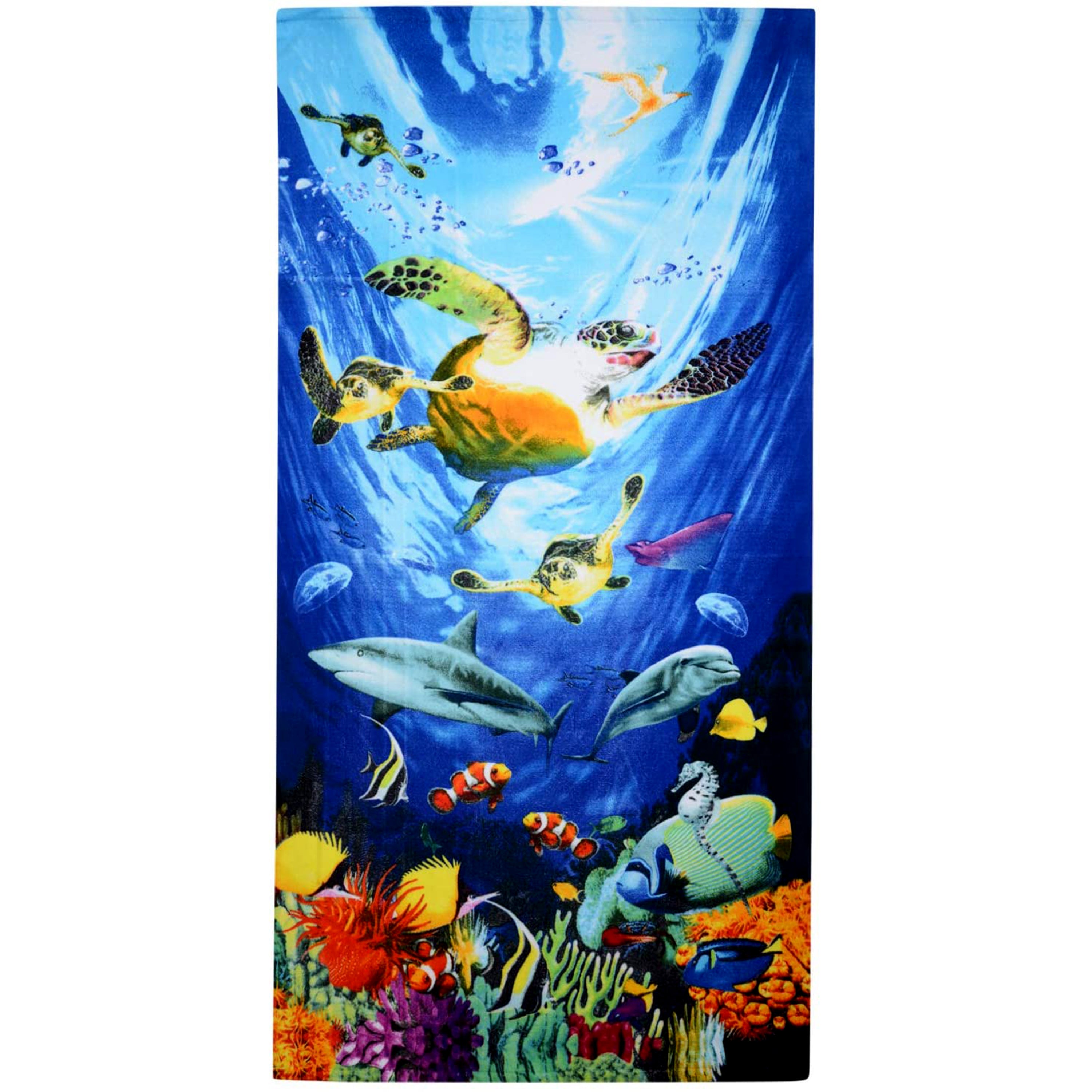 Ocean Turtles Design Large Towel GEEZY - The Magic Toy Shop
