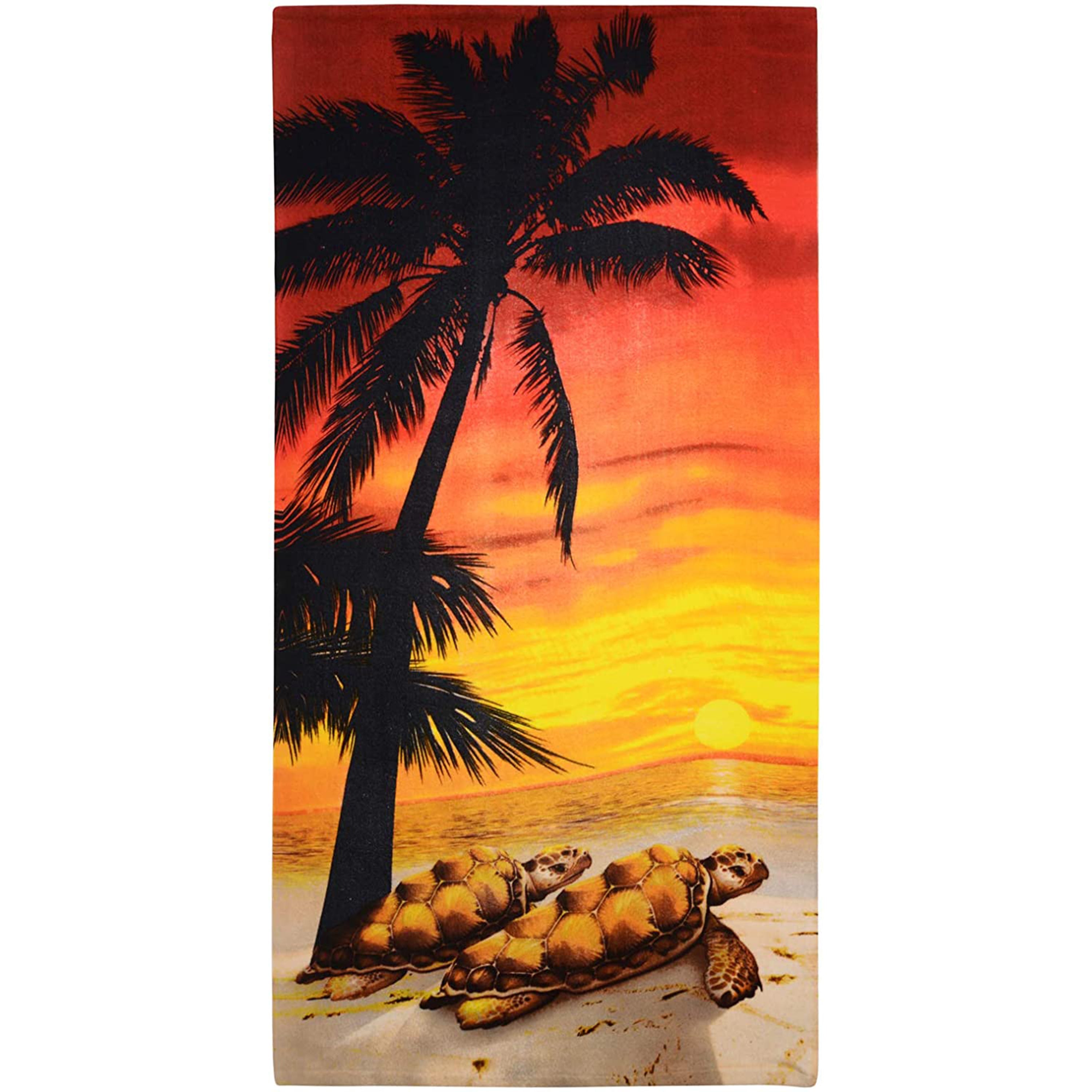 Sunset Turtles Design Large Towel GEEZY - The Magic Toy Shop