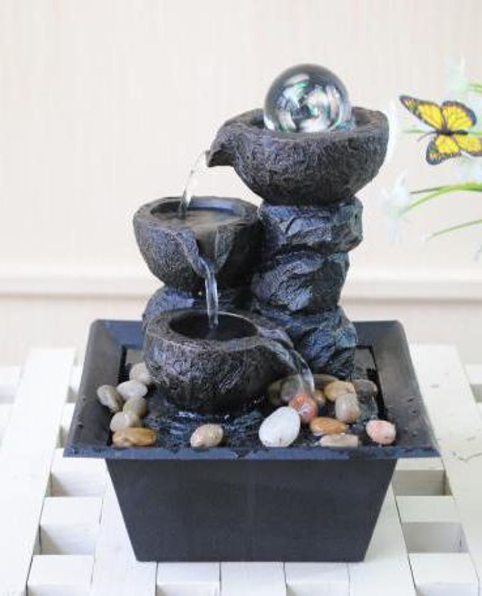 Crystal Ball Water Feature Led Lights GEEZY - The Magic Toy Shop