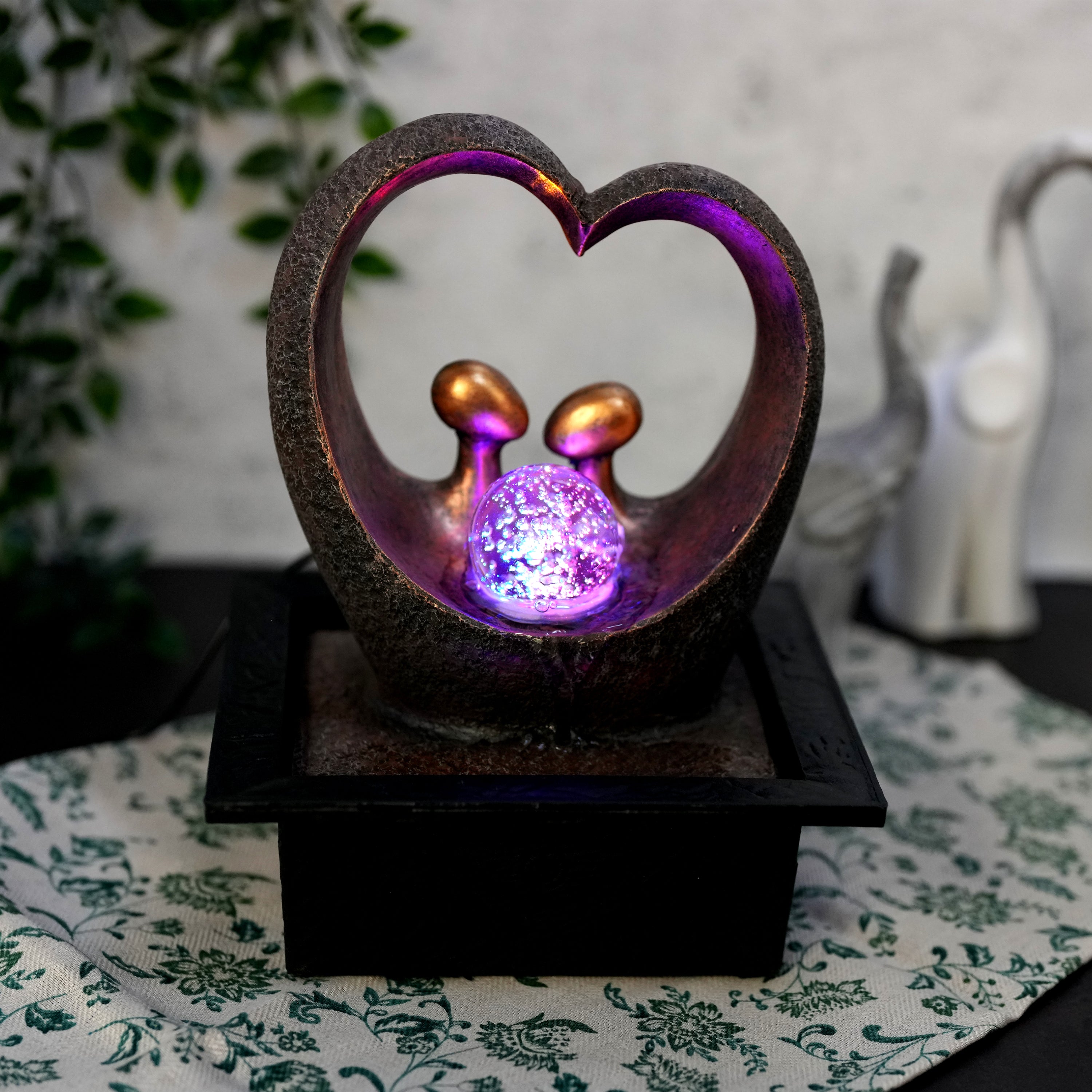 Heart Water Feature Led Lights GEEZY - The Magic Toy Shop