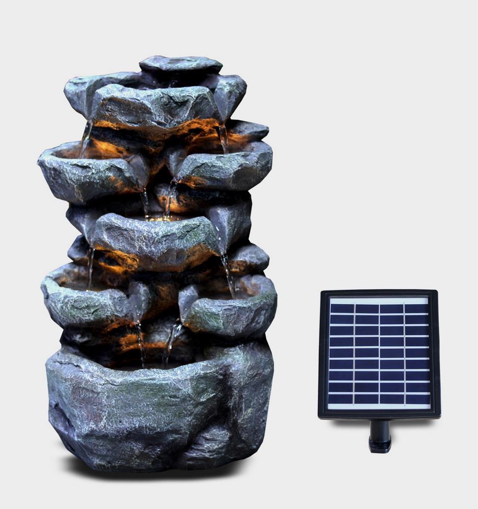 Solar Rock Fountain GEEZY - The Magic Toy Shop