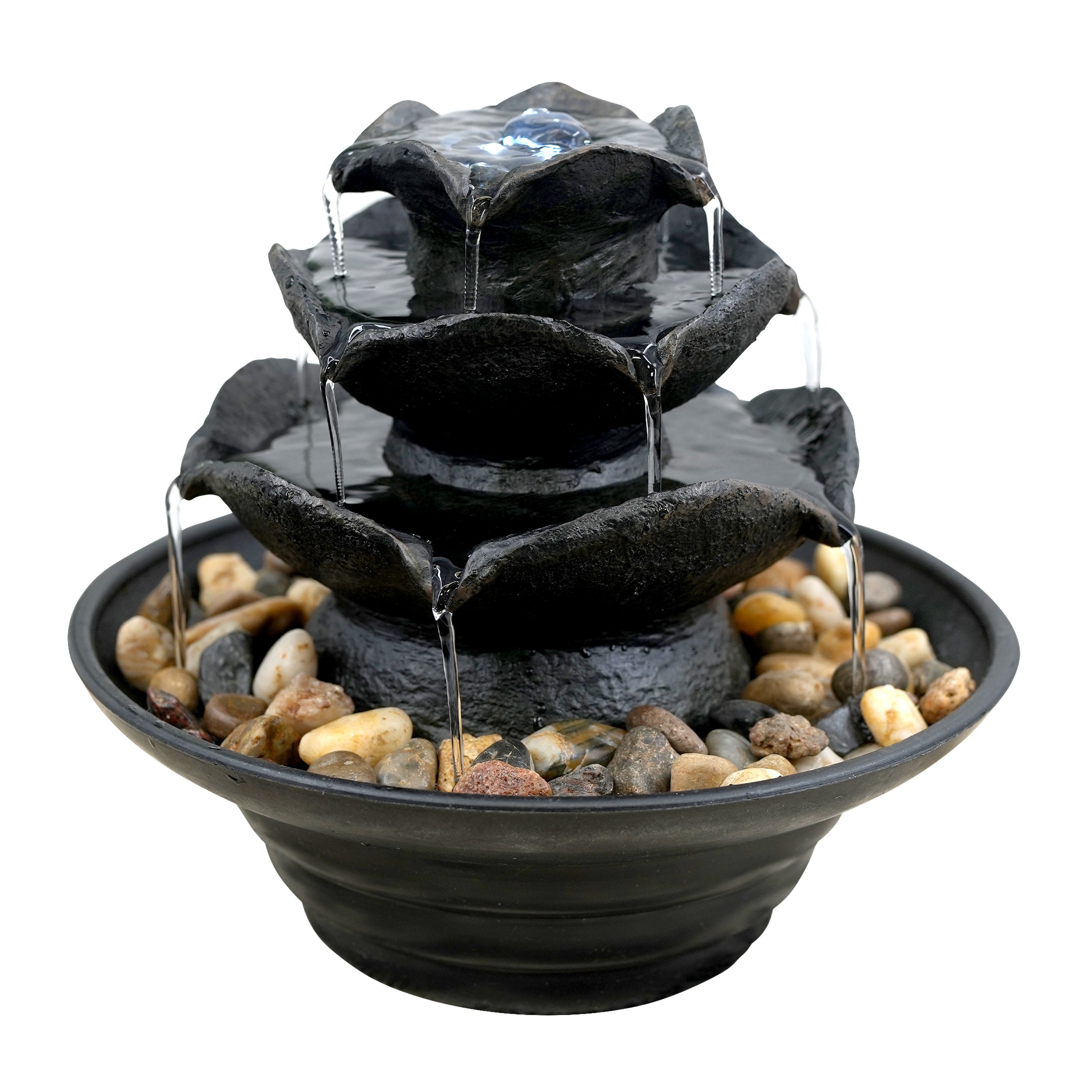 Waterfall Water Feature Led Lights GEEZY - The Magic Toy Shop