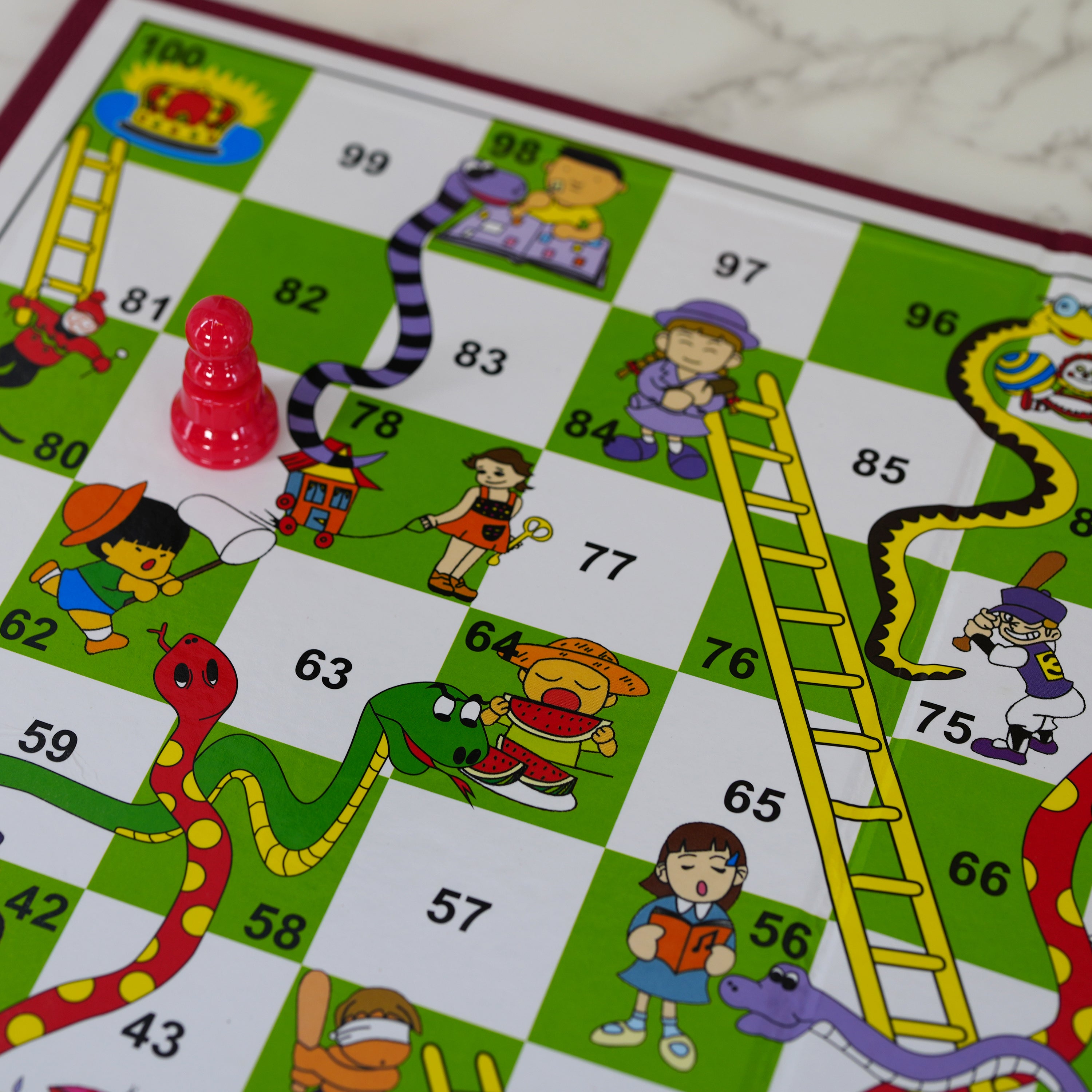 Snakes and Ladders Traditional Board Game M.Y - The Magic Toy Shop