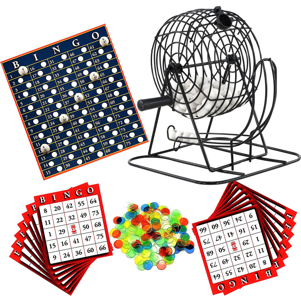Bingo Lotto Set with Metal Cage by The Magic Toy Shop | The Magic Toy Shop