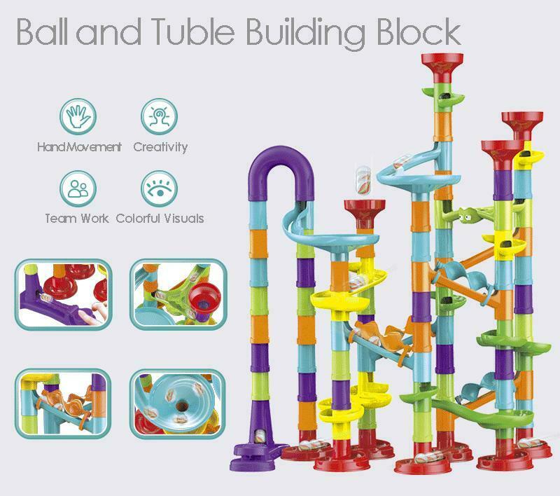 Marble Run Race Building Block Maze Toy Set 113 pcs The Magic Toy Shop - The Magic Toy Shop