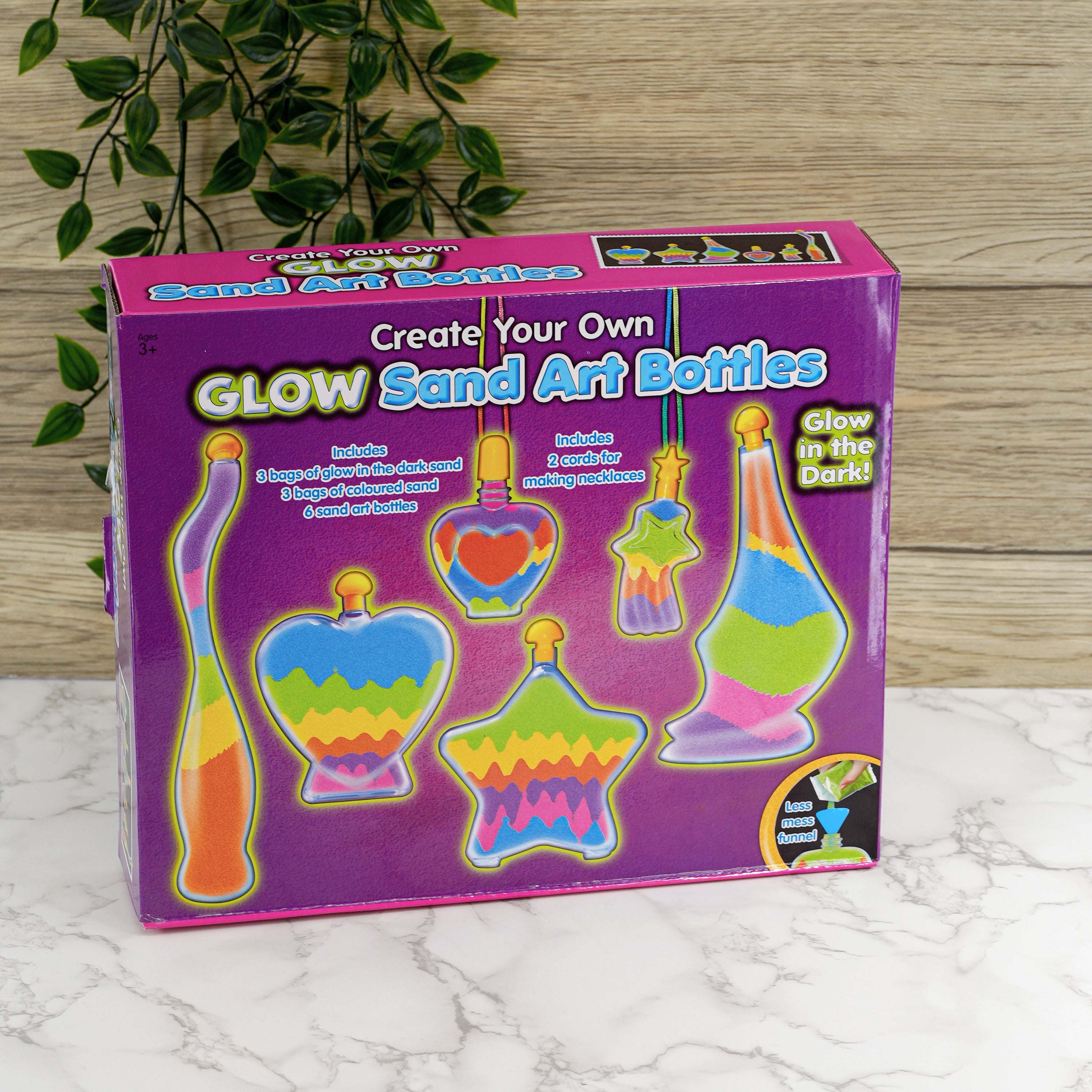 Childrens Glow in the Dark Bottle Sand Activity Kit The Magic Toy Shop - The Magic Toy Shop