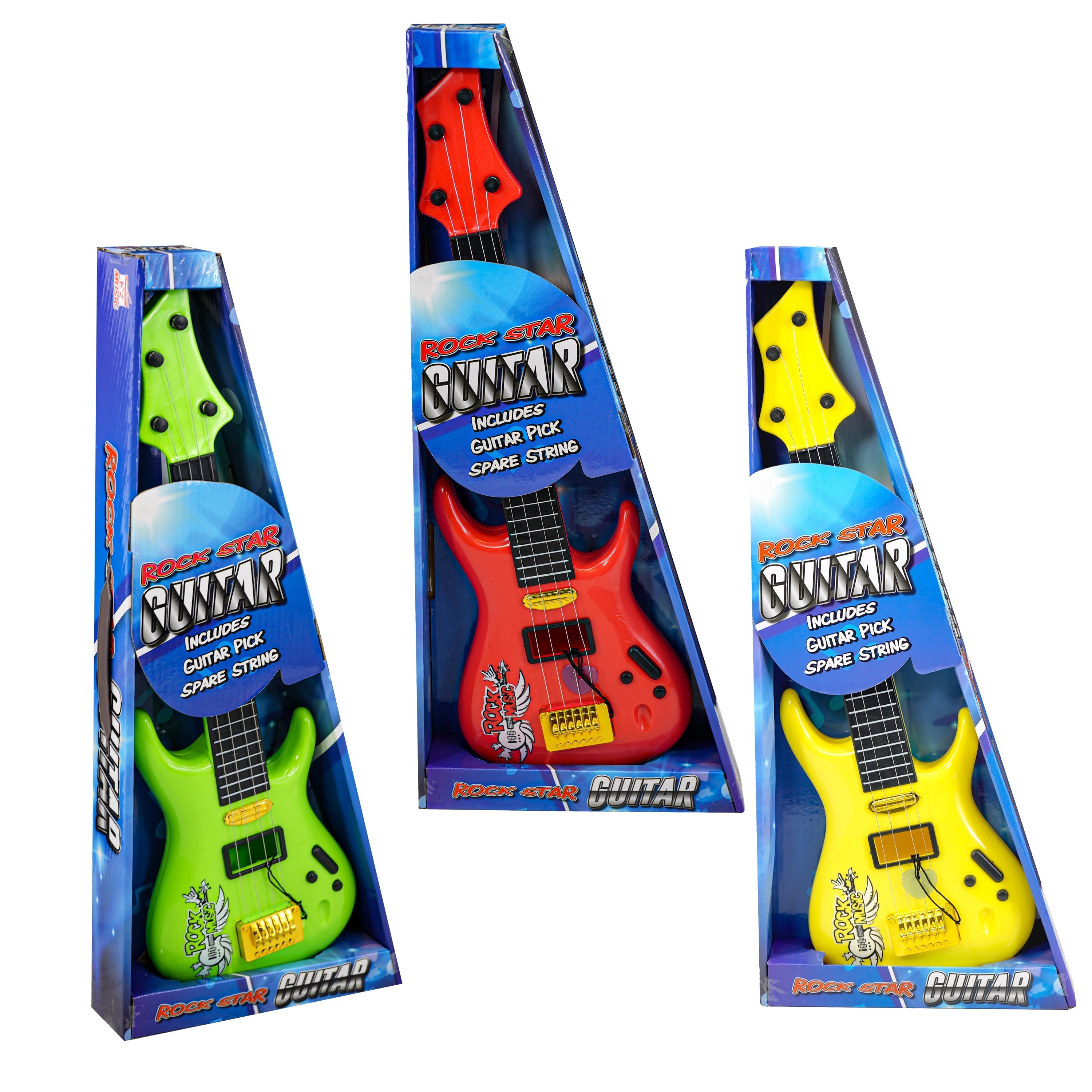 19 Inches Kids Plastic Acoustic Guitar by The Magic Toy ShopThe