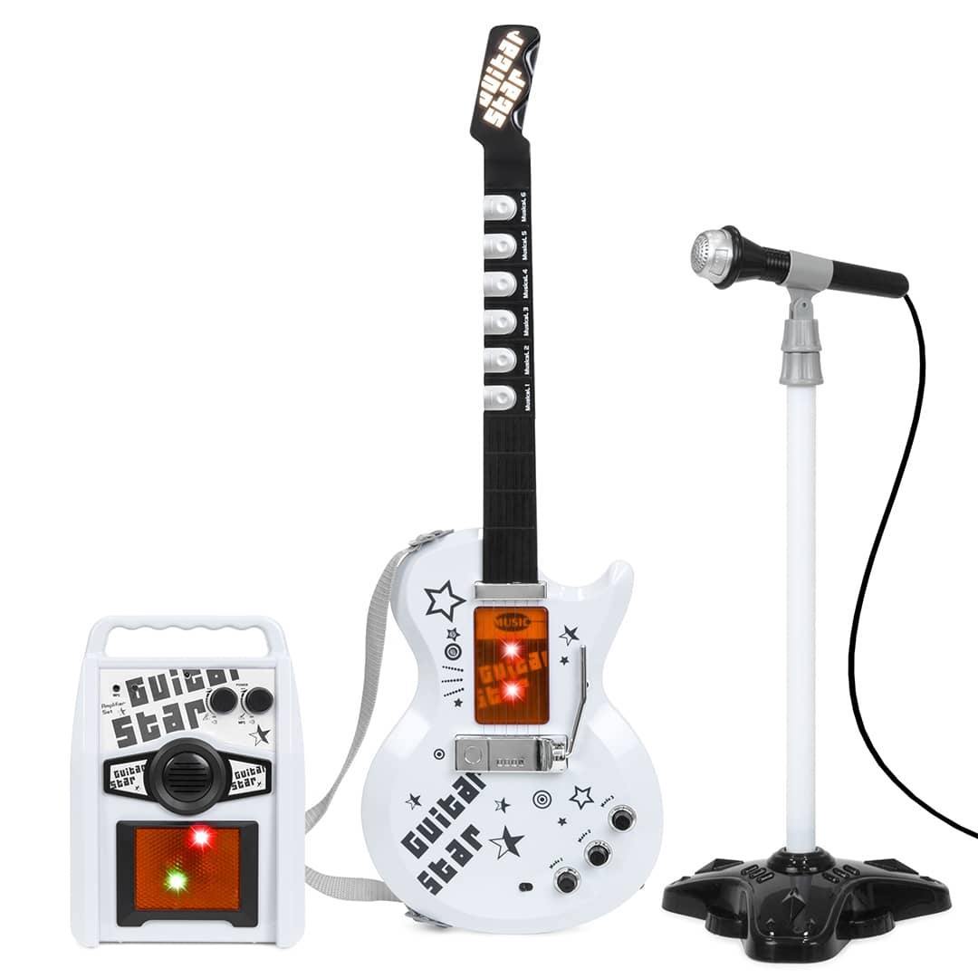 Kids Electric Rock Star Guitar & Microphone Set The Magic Toy Shop - The Magic Toy Shop