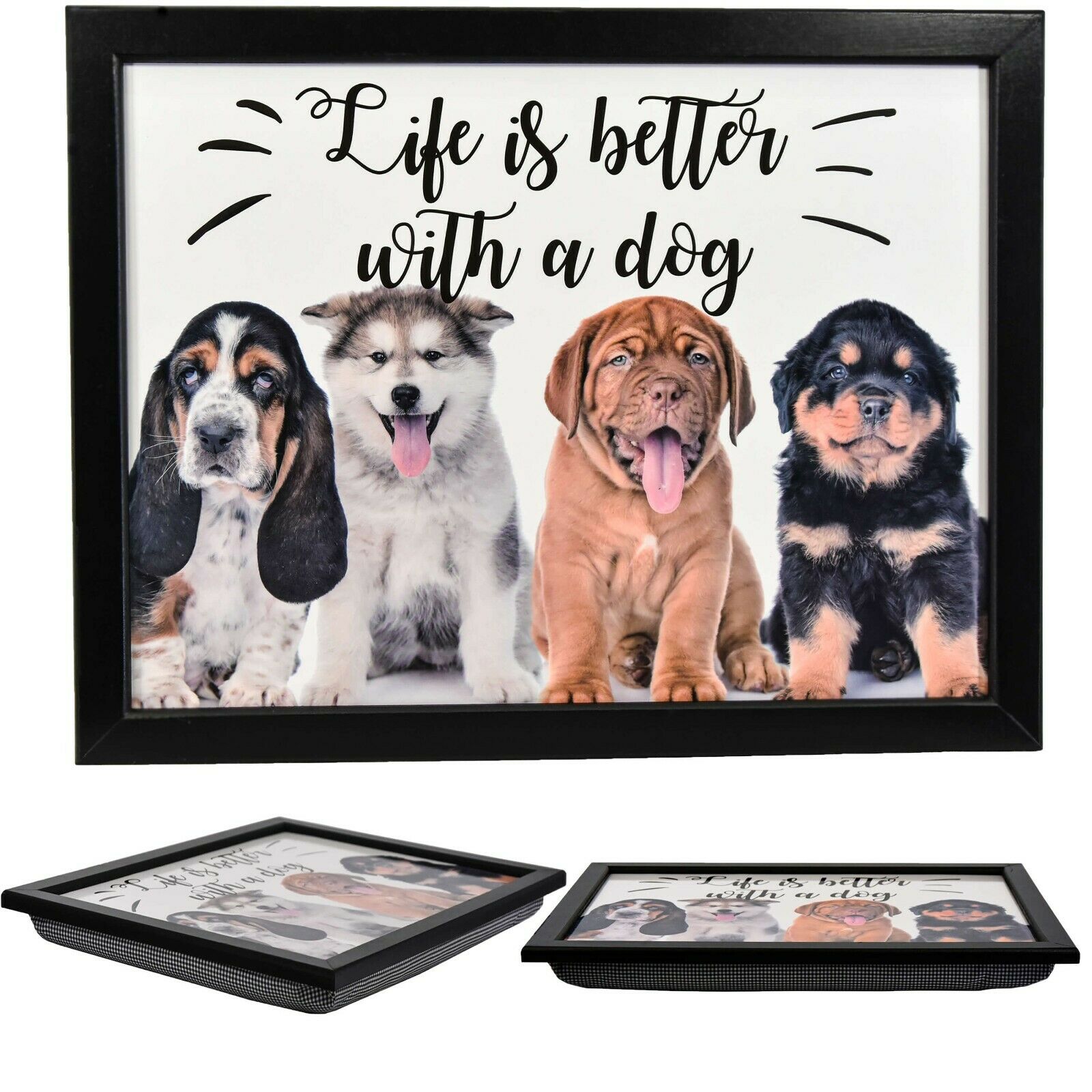 Dogs Lap Tray With Bean Bag Cushion The Magic Toy Shop - The Magic Toy Shop