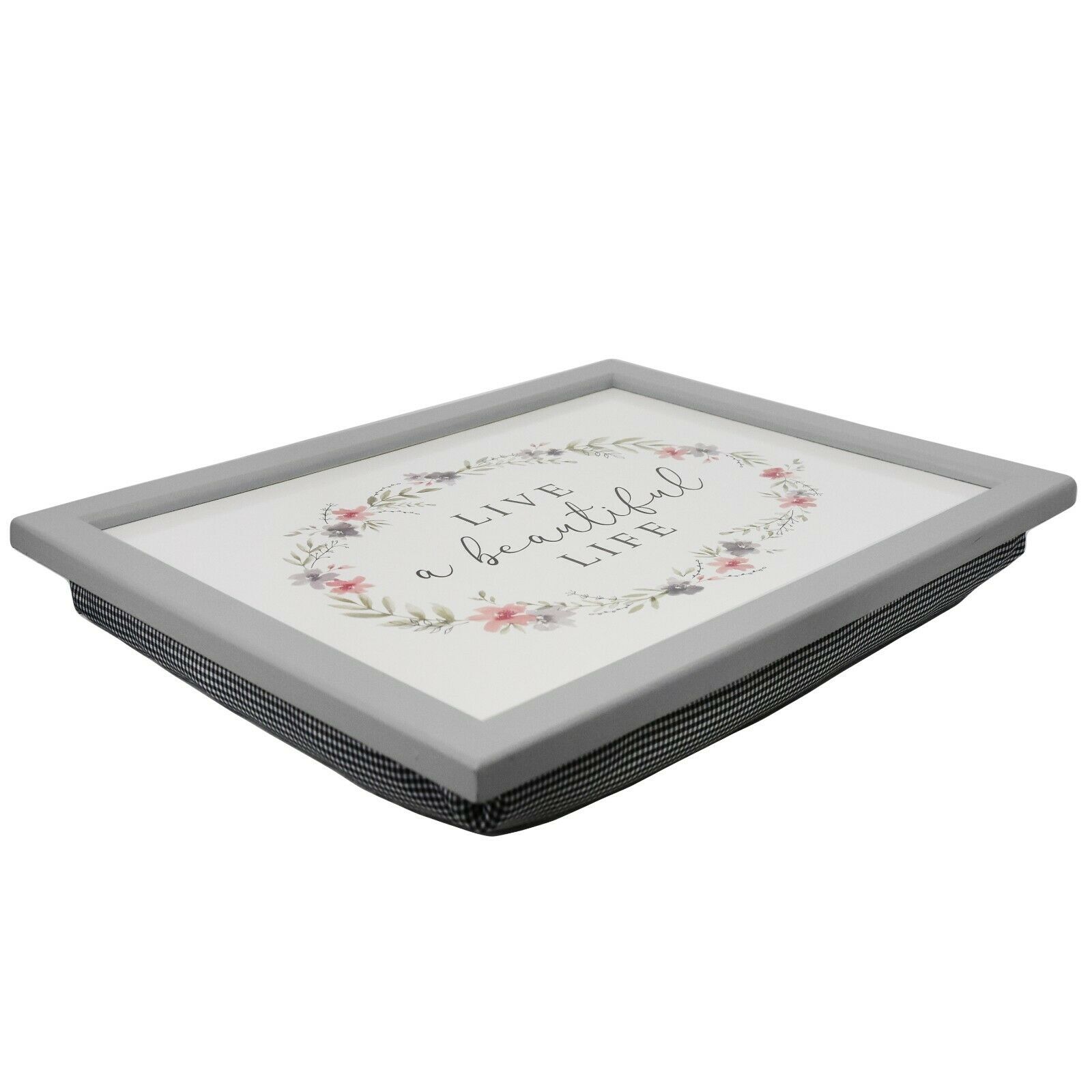 Live a Beautiful Life Lap Tray With Bean Bag Cushion The Magic Toy Shop - The Magic Toy Shop
