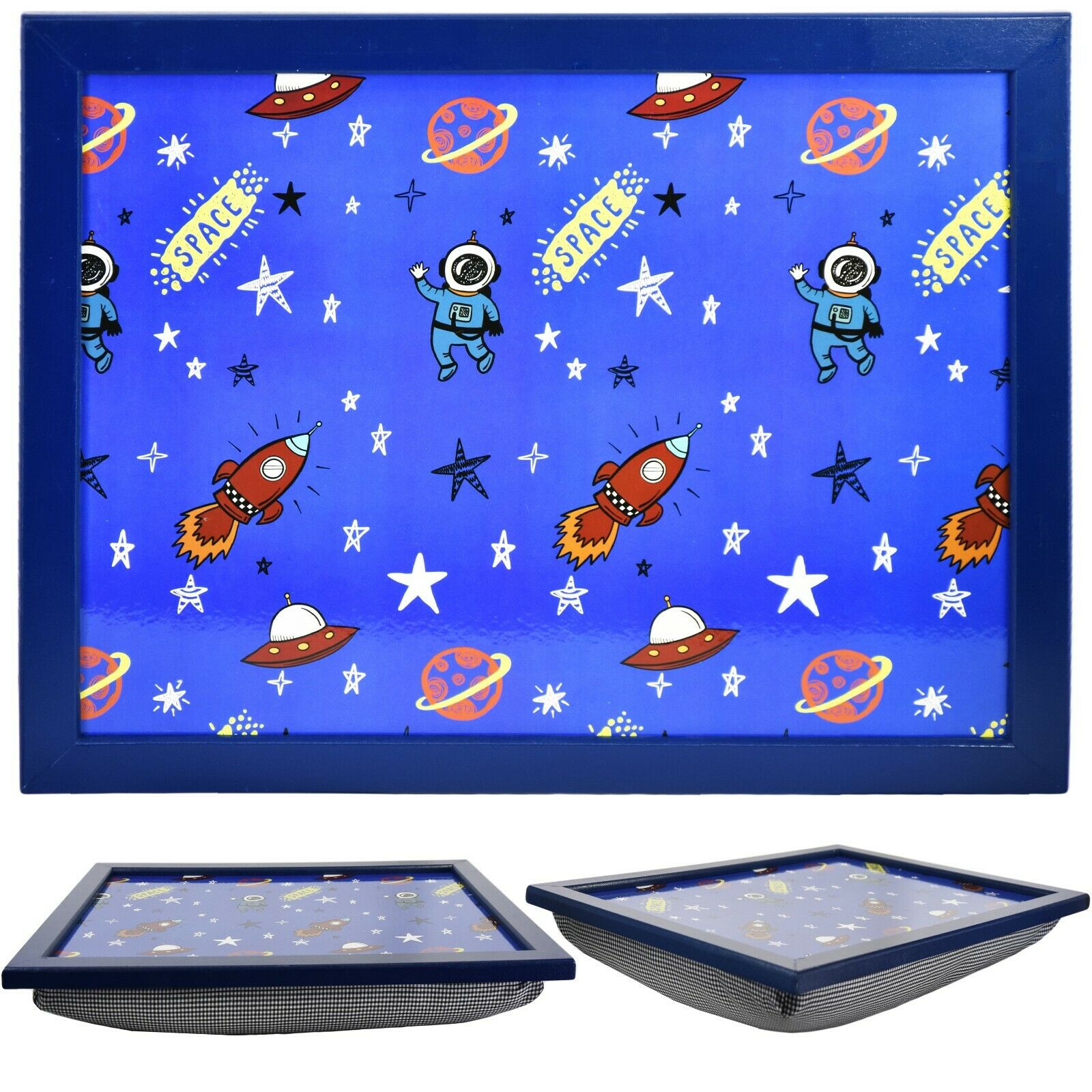 Space Lap Tray With Bean Bag Cushion The Magic Toy Shop - The Magic Toy Shop