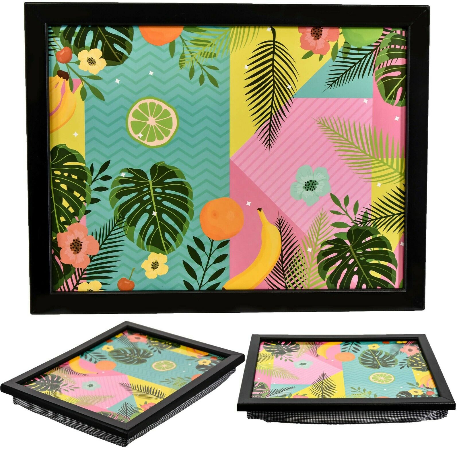Tropical Fruit Lap Tray With Bean Bag Cushion The Magic Toy Shop - The Magic Toy Shop
