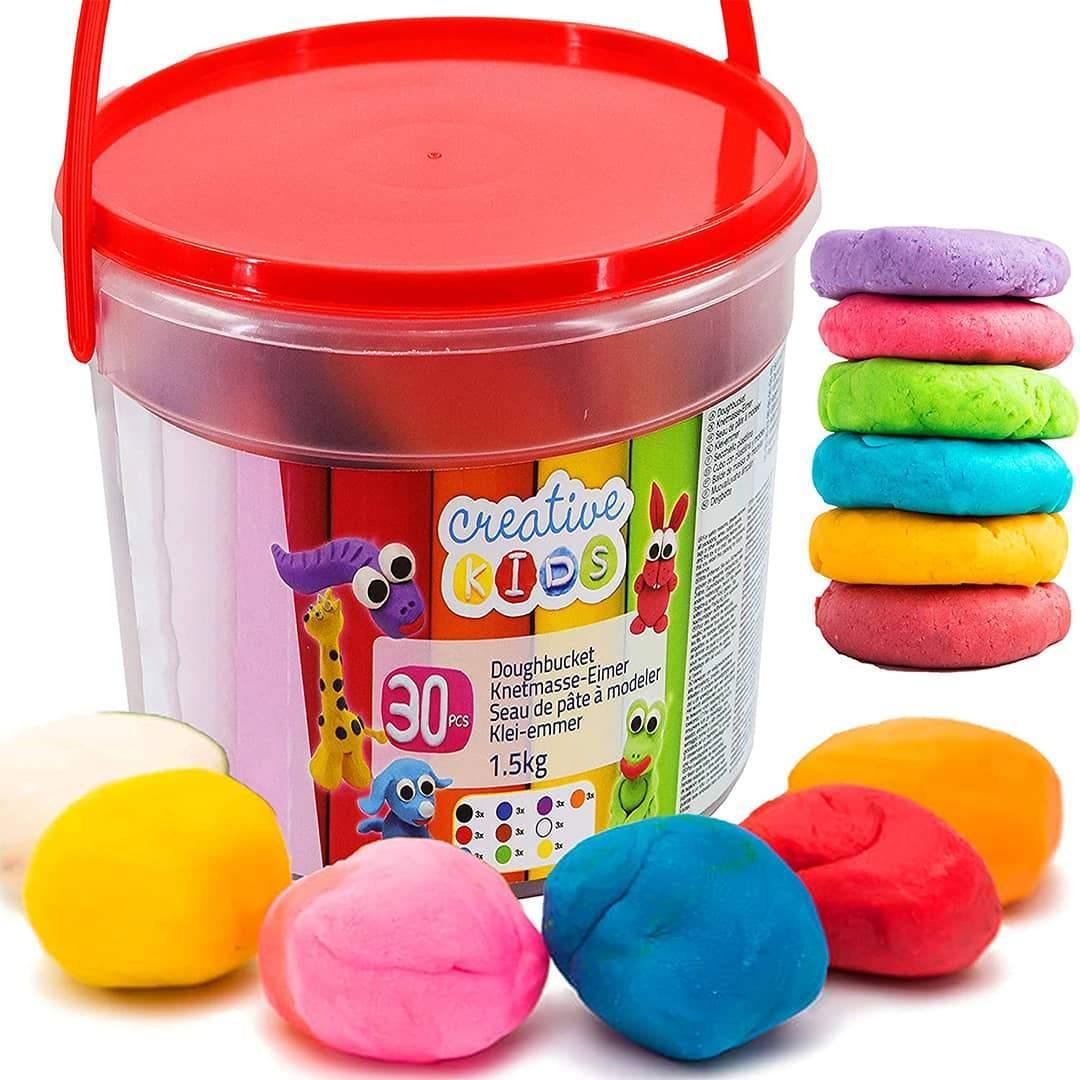 1.5 Kg Giant Play Dough Set in Bucket The Magic Toy Shop - The Magic Toy Shop