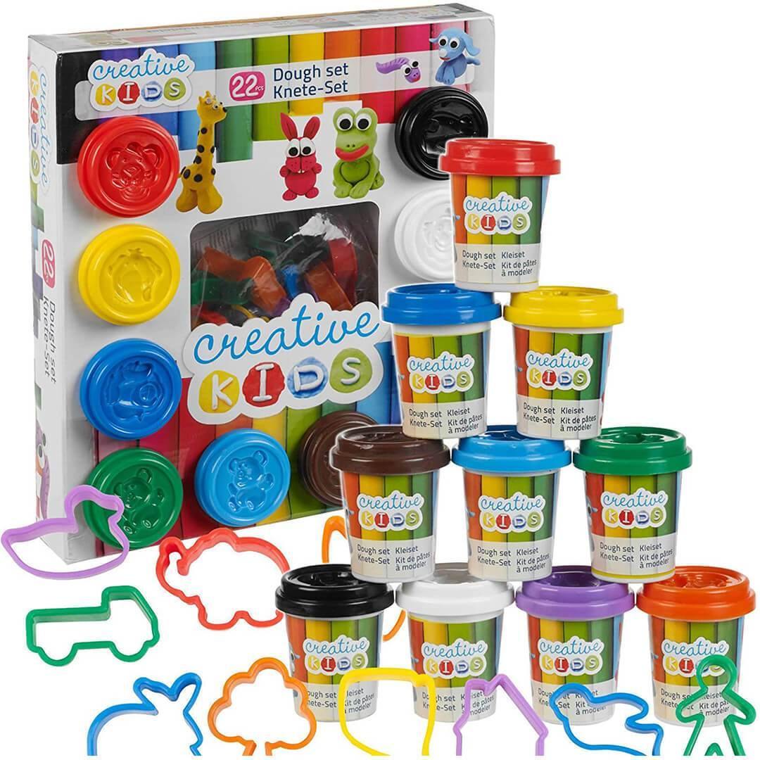 22 Pieces Play Dough Set & Accessories The Magic Toy Shop - The Magic Toy Shop