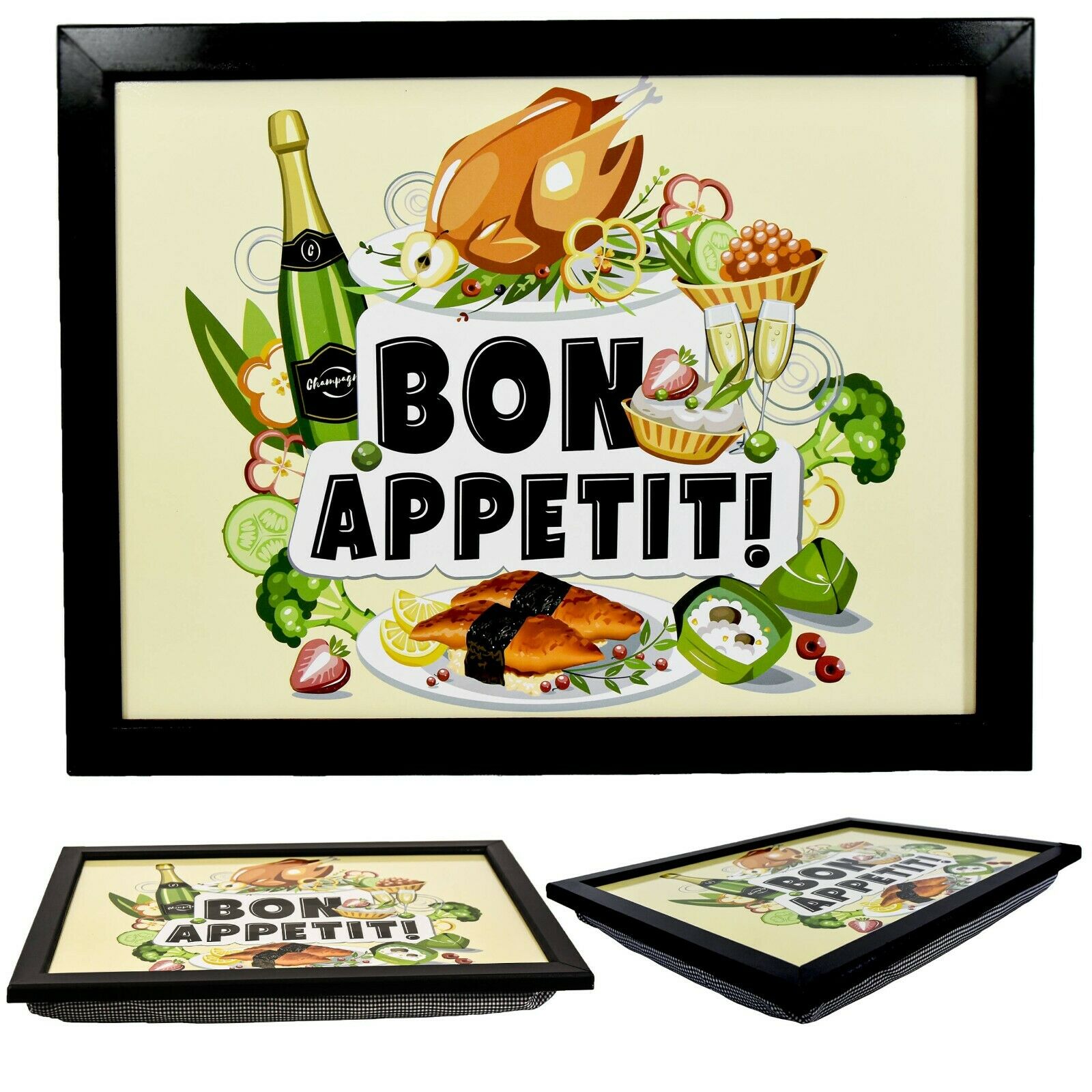 Bon Appetit Lap Tray With Bean Bag Cushion The Magic Toy Shop - The Magic Toy Shop